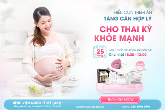 LỚP TƯ VẤN SỨC KHỎE SINH SẢN 25.02.2024 | “MẸ ĐỦ DINH DƯỠNG, THAI KỲ KHỎE ĐẸP” CÙNG CHUYÊN GIA AIH
