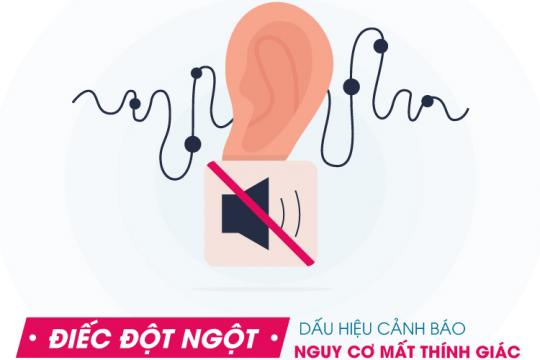 ĐIẾC ĐỘT NGỘT – DẤU HIỆU CẢNH BÁO NGUY CƠ MẤT THÍNH GIÁC