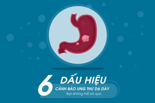 6 DẤU HIỆU CẢNH BÁO UNG THƯ DẠ DÀY BẠN KHÔNG NÊN BỎ QUA