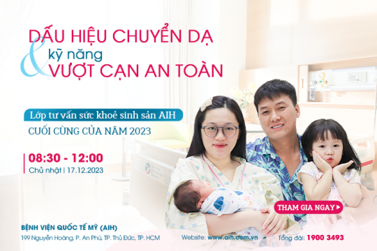 LỚP TƯ VẤN SỨC KHOẺ SINH SẢN CUỐI CÙNG CỦA NĂM 2023 - NẮM VỮNG DẤU HIỆU CHUYỂN DẠ VÀ KỸ NĂNG VƯỢT CẠN AN TOÀN