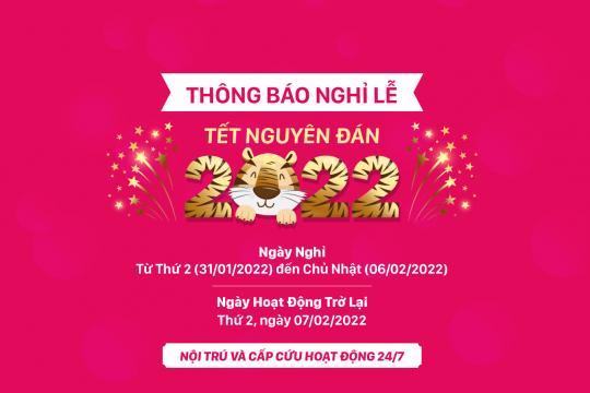 THÔNG BÁO LỊCH HOẠT ĐỘNG TẾT NGUYÊN ĐÁN – NHÂM DẦN 2022