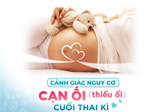 CẢNH GIÁC NGUY CƠ CẠN ỐI (THIẾU ỐI) CUỐI THAI KỲ