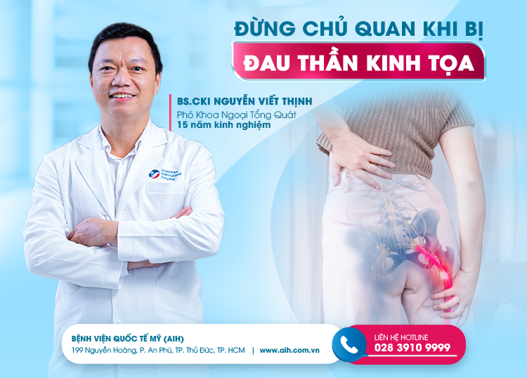 ĐỪNG CHỦ QUAN KHI BỊ ĐAU THẦN KINH TỌA