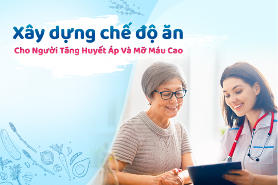 XÂY DỰNG CHẾ ĐỘ ĂN CHO NGƯỜI TĂNG HUYẾT ÁP VÀ MỠ MÁU CAO