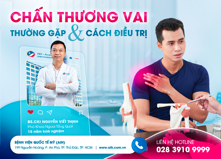 CÁC LOẠI CHẤN THƯƠNG VAI THƯỜNG GẶP VÀ CÁCH ĐIỀU TRỊ
