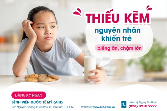 THIẾU KẼM ẢNH HƯỞNG ĐẾN SỰ PHÁT TRIỂN CỦA TRẺ NHƯ THẾ NÀO?