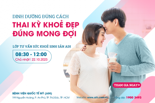 HỎI - ĐÁP DINH DƯỠNG THAI KỲ CÙNG CHUYÊN GIA | CHỈ CÓ TẠI LỚP TƯ VẤN SỨC KHOẺ SINH SẢN AIH 22.10