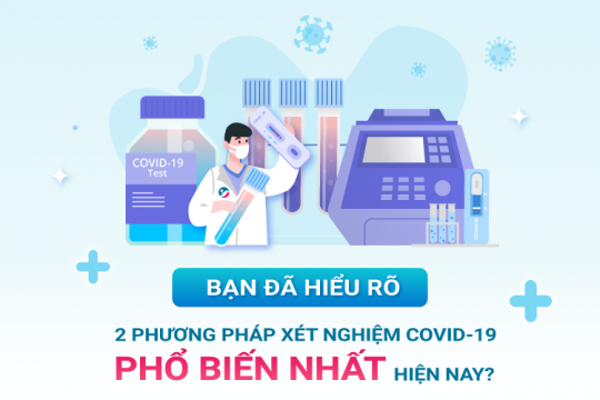 BẠN ĐÃ HIỂU RÕ 2 PHƯƠNG PHÁP XÉT NGHIỆM COVID-19 PHỔ BIẾN NHẤT HIỆN NAY?