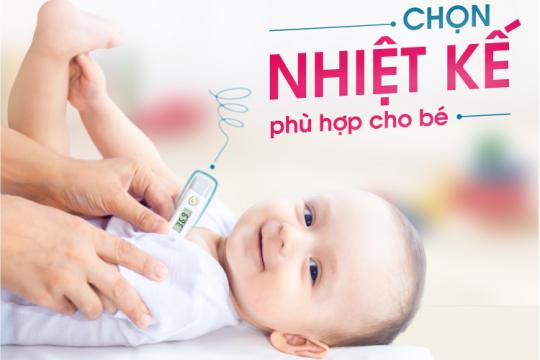 CHỌN NHIỆT KẾ PHÙ HỢP CHO BÉ