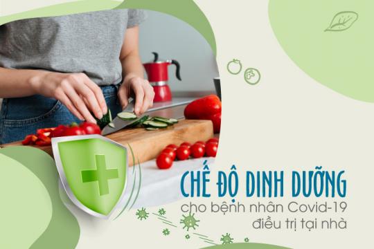 CHẾ ĐỘ DINH DƯỠNG CHO BỆNH NHÂN COVID-19 ĐIỀU TRỊ TẠI NHÀ