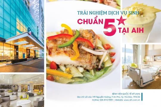TRẢI NGHIỆM DỊCH VỤ SINH CHUẨN 5 SAO TẠI AIH