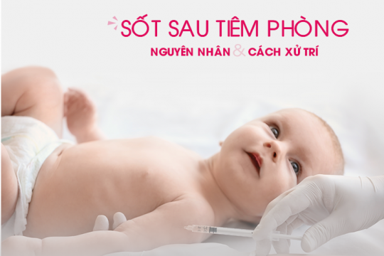 SỐT SAU TIÊM PHÒNG - NGUYÊN NHÂN VÀ CÁCH XỬ TRÍ