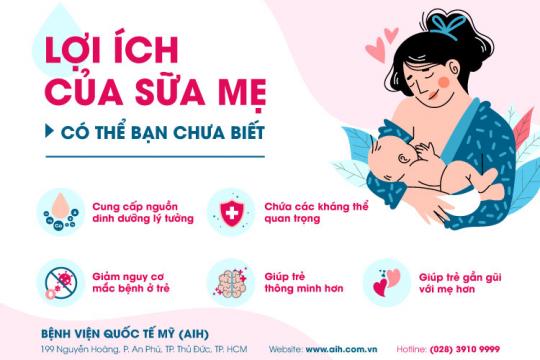 LỢI ÍCH CỦA SỮA MẸ, CÓ THỂ BẠN CHƯA BIẾT