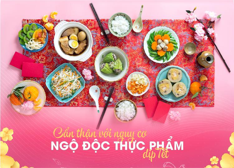 CẨN THẬN VỚI NGUY CƠ NGỘ ĐỘC THỰC PHẨM DỊP TẾT