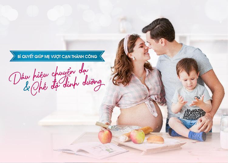 DẤU HIỆU SẮP SINH THỰC SỰ VÀ CHẾ ĐỘ DINH DƯỠNG GIÚP MẸ BẦU VƯỢT CẠN AN TOÀN
