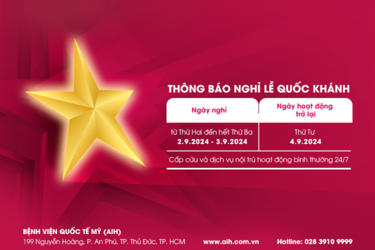 THÔNG BÁO LỊCH HOẠT ĐỘNG TRONG DỊP LỄ QUỐC KHÁNH 2.9.2024