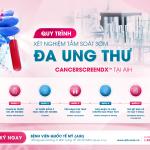 QUY TRÌNH TRẢI NGHIỆM XÉT NGHIỆM TẦM SOÁT SỚM ĐA UNG THƯ CANCERSCREENDX™ TẠI BỆNH VIỆN QUỐC TẾ MỸ (AIH)