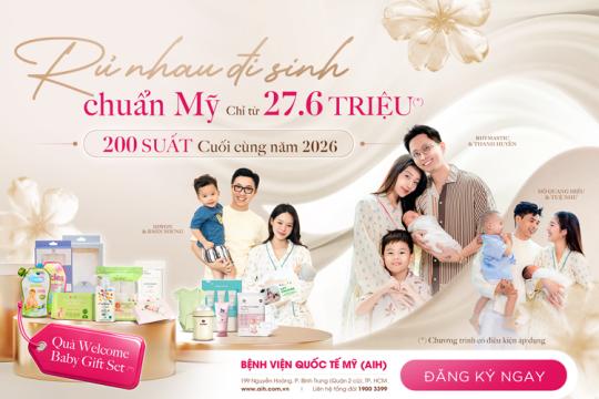 GIỚI HẠN 200 SUẤT CUỐI NĂM | ƯU ĐÃI RỦ NHAU ĐI SINH CHUẨN MỸ CHỈ TỪ 27,6 TRIỆU