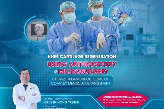 KNEE CARTILAGE REGENERATION USING ARTHROSCOPY & MICROSURGERY – OPTIMIZE TREATMENT OUTCOME OF COMPLEX MENISCUS DERANGEMENT