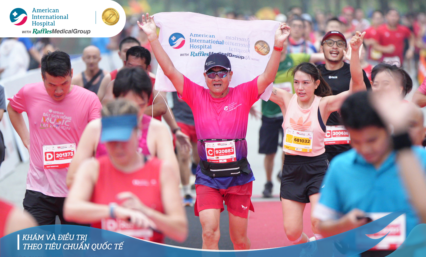 BỆNH VIỆN QUỐC TẾ MỸ (AIH) ĐỒNG HÀNH CHUYÊN MÔN Y TẾ CÙNG GIẢI MARATHON QUỐC TẾ THÀNH PHỐ HỒ CHÍ MINH TECHCOMBANK MÙA THỨ 8 & GIẢI KIDS RUN 2025