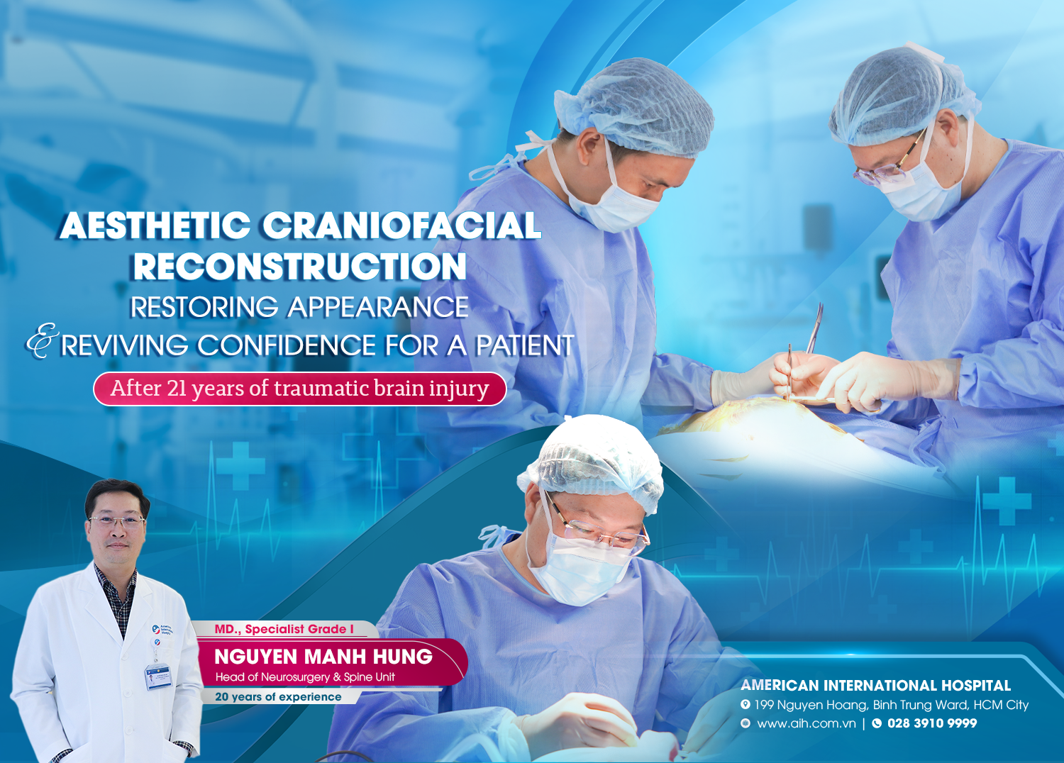 AESTHETIC CRANIOFACIAL RECONSTRUCTION: RESTORING APPEARANCE AND REVIVING CONFIDENCE FOR A PATIENT AFTER 21 YEARS OF TRAUMATIC BRAIN INJURY