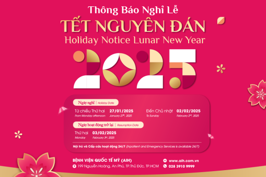 THÔNG BÁO LỊCH HOẠT ĐỘNG TẾT NGUYÊN ĐÁN – ẤT TỴ 2025