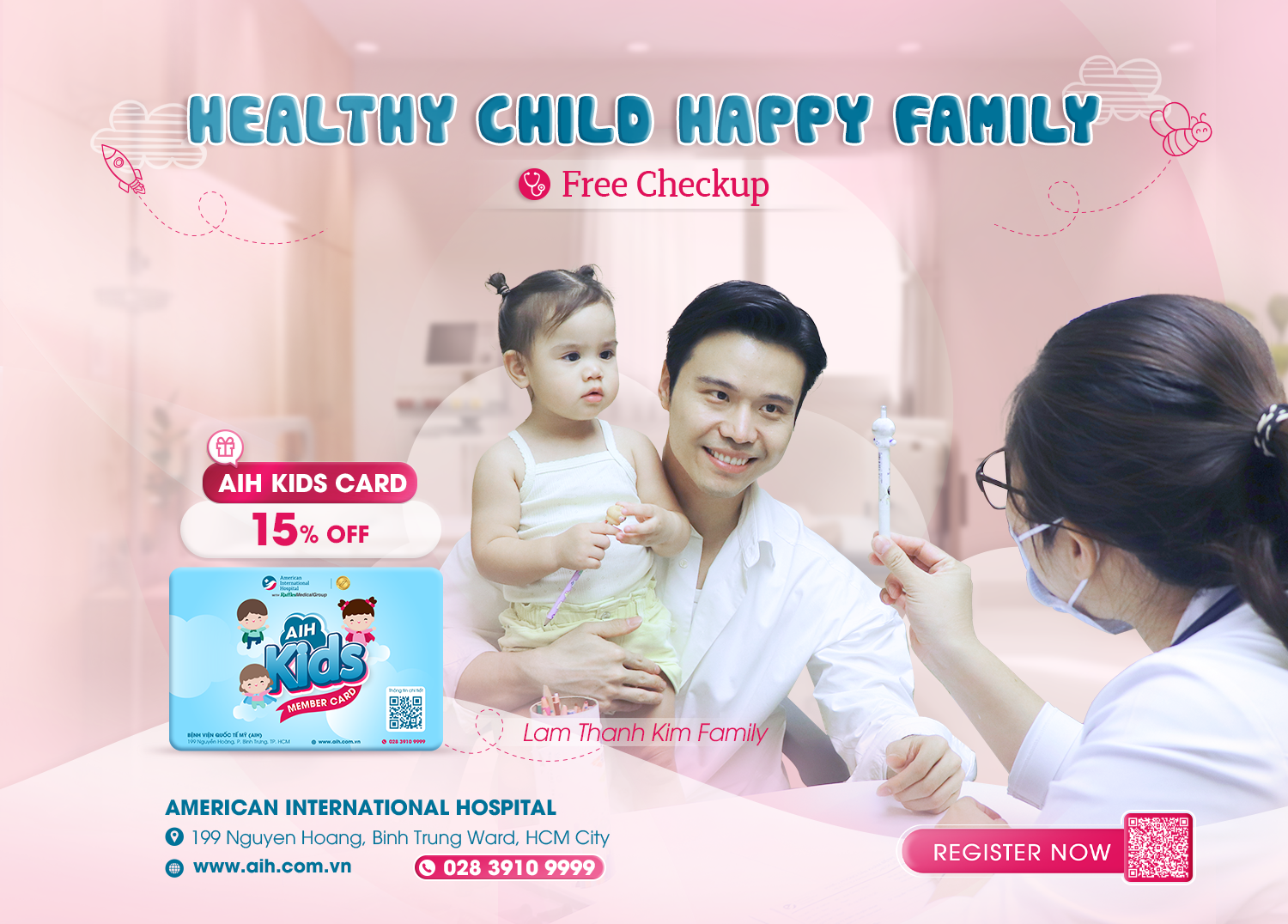 HEALTHY CHILD, HAPPY FAMILY | FREE CHECK-UP & AIH KIDS CARD – 15% OFF