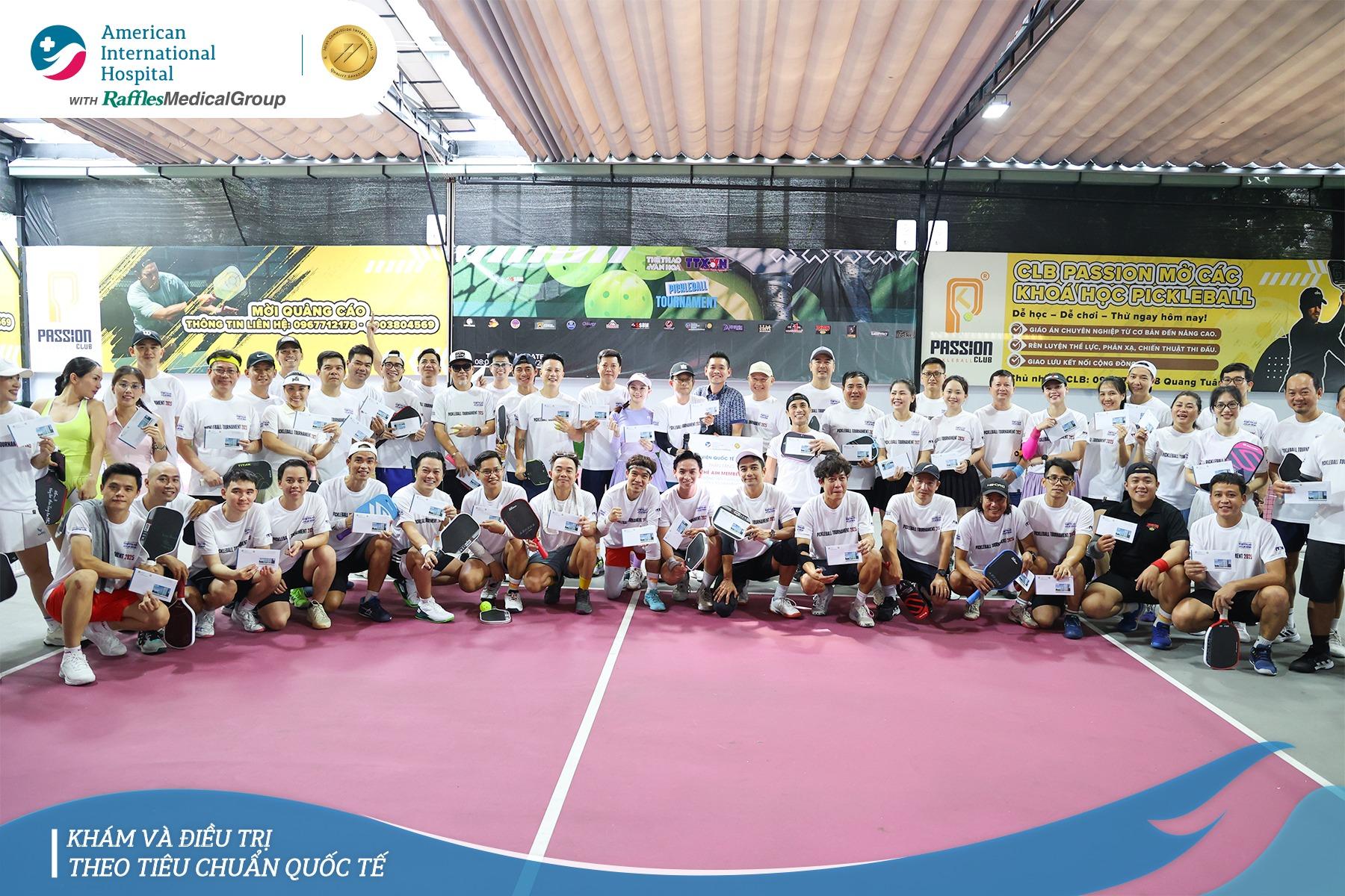 BỆNH VIỆN QUỐC TẾ MỸ (AIH) ĐỒNG HÀNH CÙNG GIẢI PICKLEBALL TOURNAMENT 2025